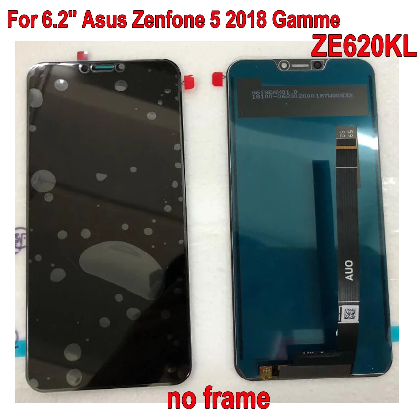 ЖК-дисплей для Asus Zenfone 5 Gamme ZE620KL дисплей Сенсорная панель дигитайзер сборка+ рамка для 5Z ZS620KL X00Q