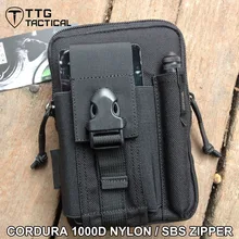 Tactical Molle EDC Utility Pouch Gadget Belt Waist Bag with Cell Phone Holster Holder