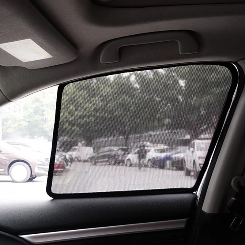 Магнитный автомобильный козырек от солнца, 6 шт спереди и сзади боковое окно зонтики для Honda Civic окна Шторы козырек для Civic
