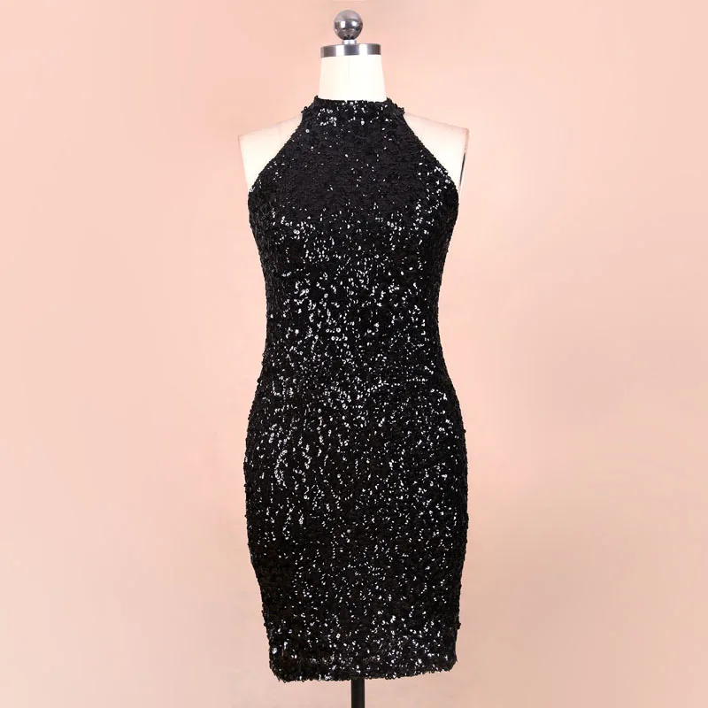 Black glitter one piece Clearance