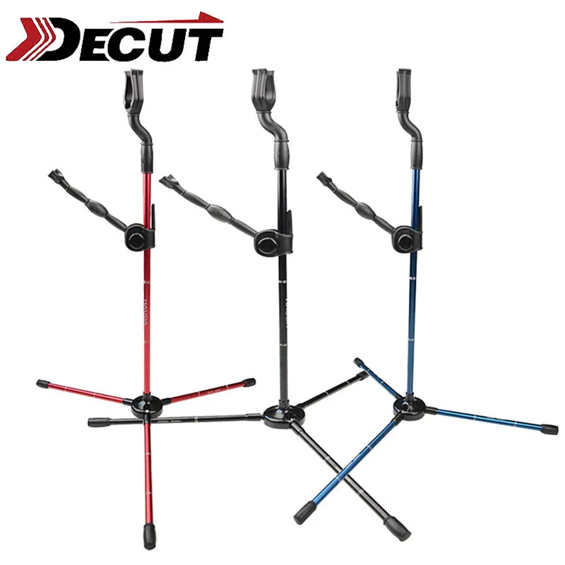 

1Pc Elbow Bow Stand Holder Folding Bracket Aluminum Alloy Recurve Bow Stands For Outdoor Shooting Training Archery Accessories