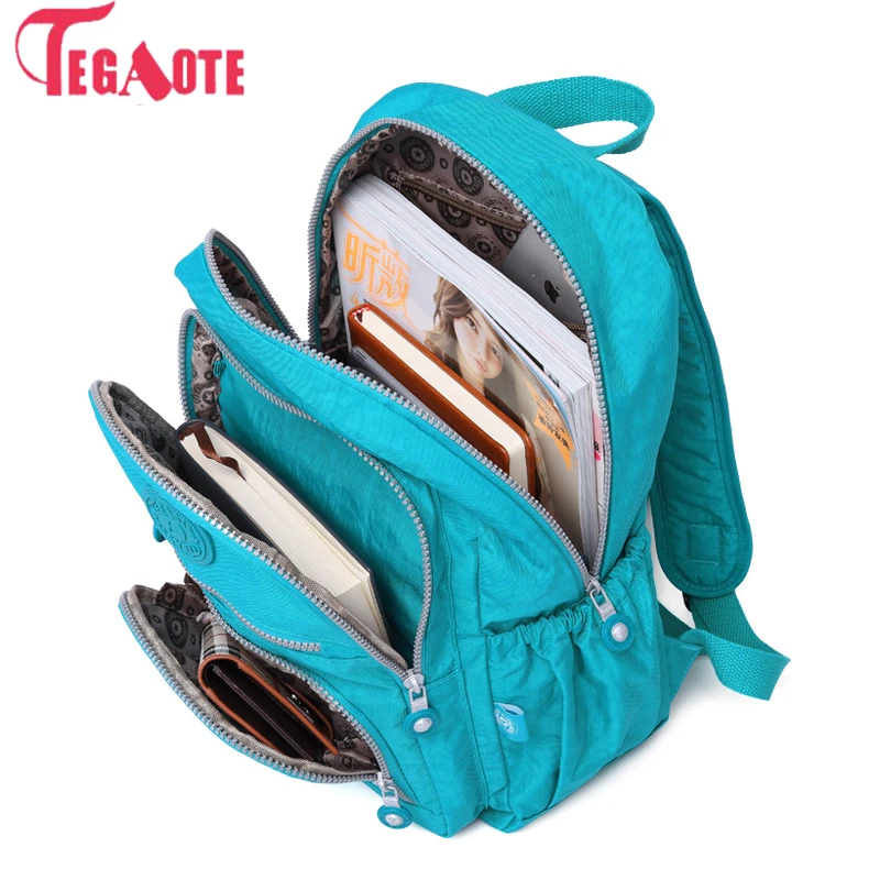 TEGAOTE 2019, Mochila para chicas adolescentes, Kipled, mochilas nailon, Mochila femenina, de viaje para mujer, Mochila bolsa para mujer|Mochilas| - AliExpress