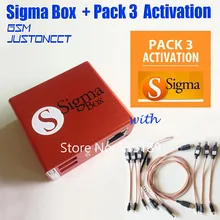 Gsmjustoncct sigma коробка с пакетом 3 активации+ 9 кабелей для huawei для sony Xperia
