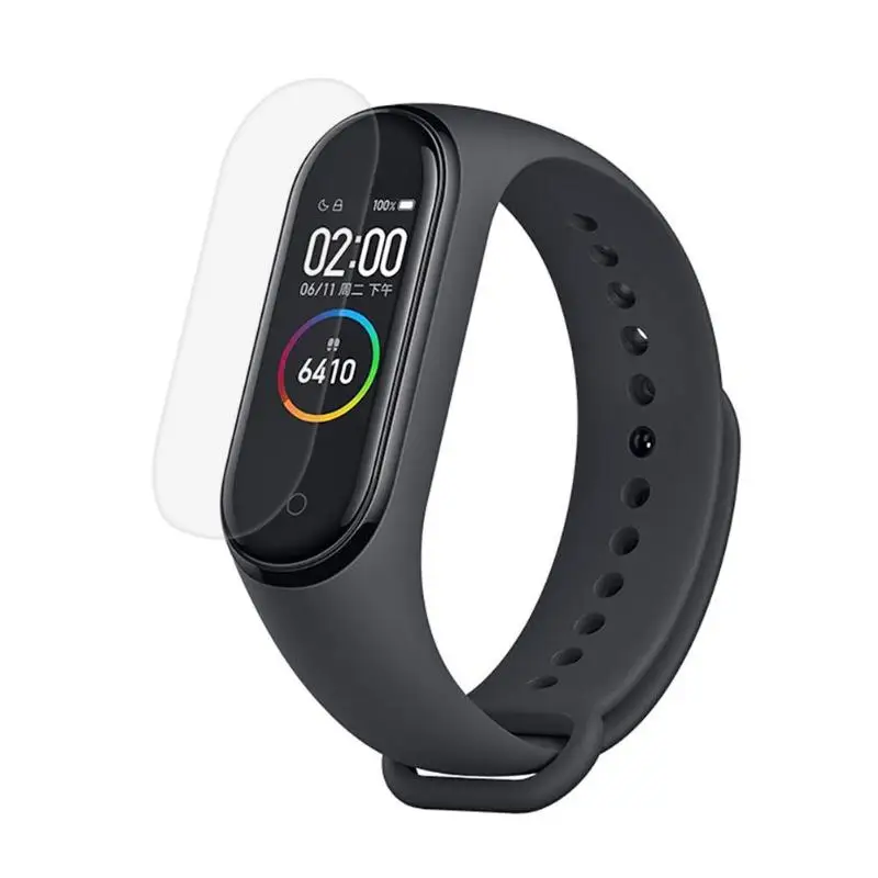

ALLOYSEED Clear Screen Protector For Xiaomi Mi Band 4 Smart Bracelet Full Screen Cover Anti-scratch Protective Film For Miband 4
