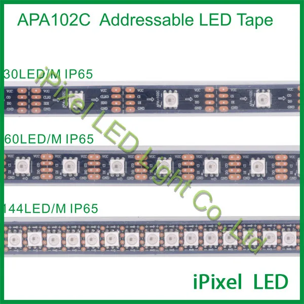 APA102 IC 5050 SMD цифровая Адресуемая программируемая Светодиодная гибкая световая