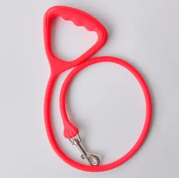 

Wholesale 100pcs Soft Durable Silicone Dog Harness Led Sublimation Pet Dog Collar Lead Leash Strap Rope for Pet