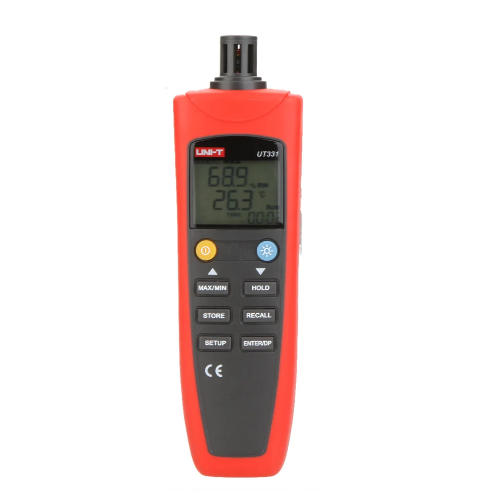 UNI-T UT331 USB цифровой термо-гигрометр Температура термометр для измерения влажности