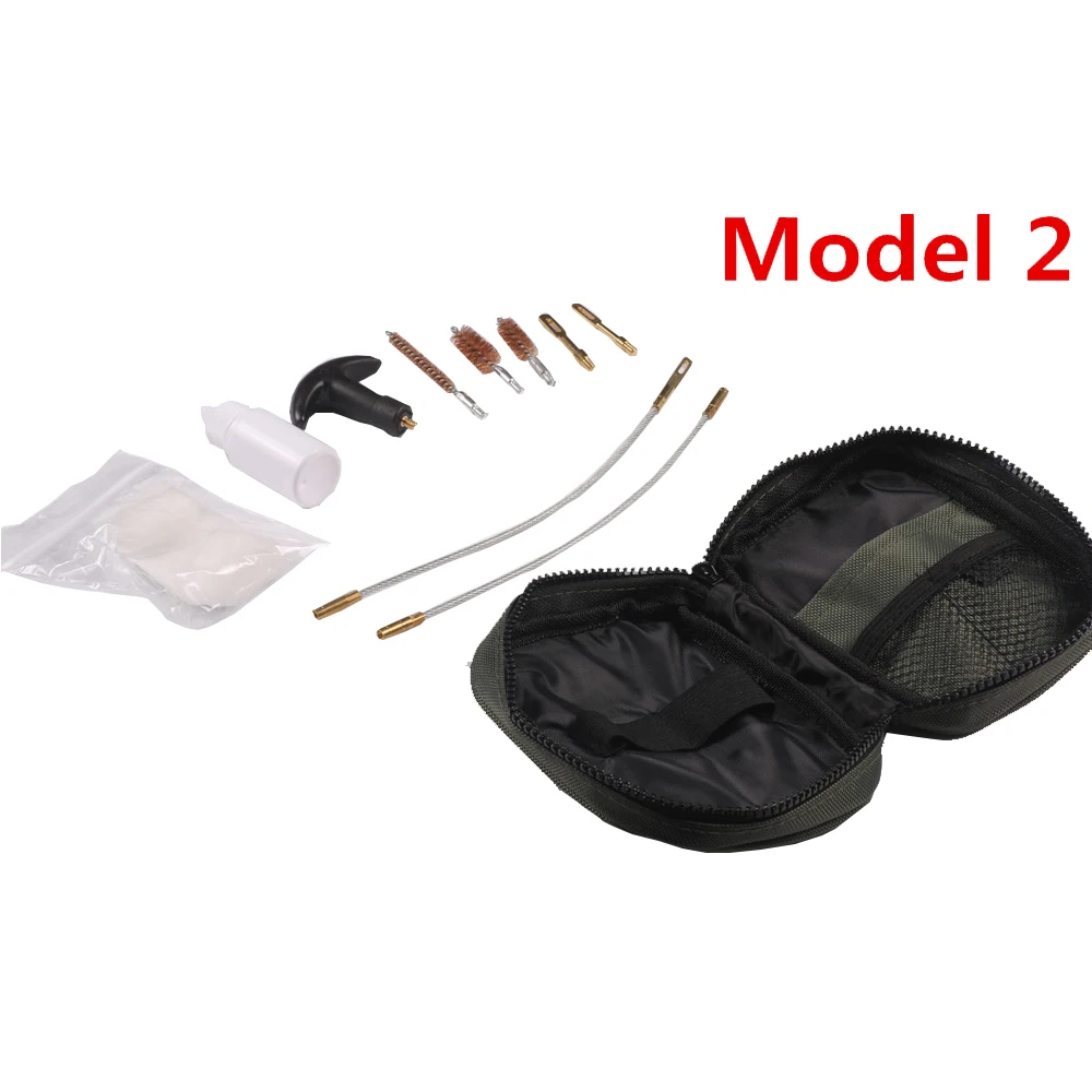 Tactical Pouch Gun Pistol Cleaning Kit Nylon Bag Rod Brush Gun cleaning