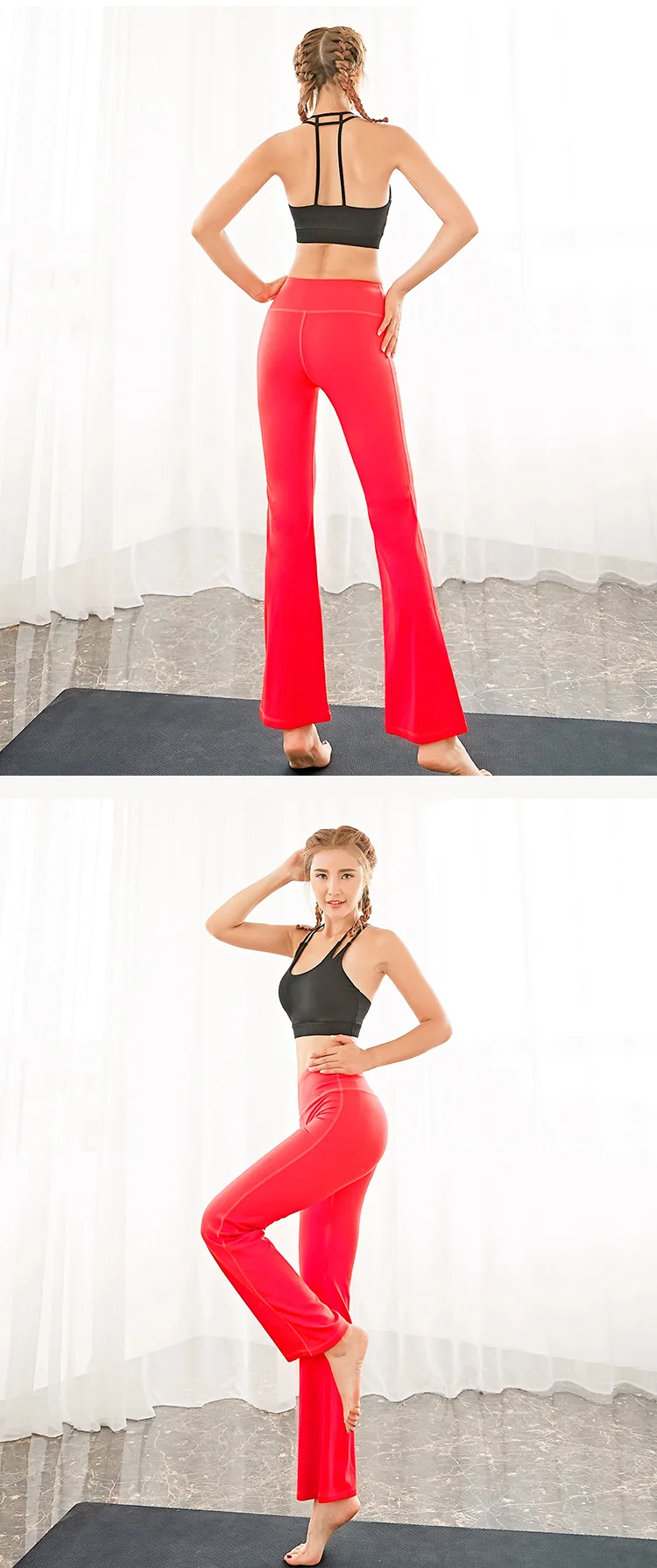 igh Waist Tights Yoga Loose Pants (7)