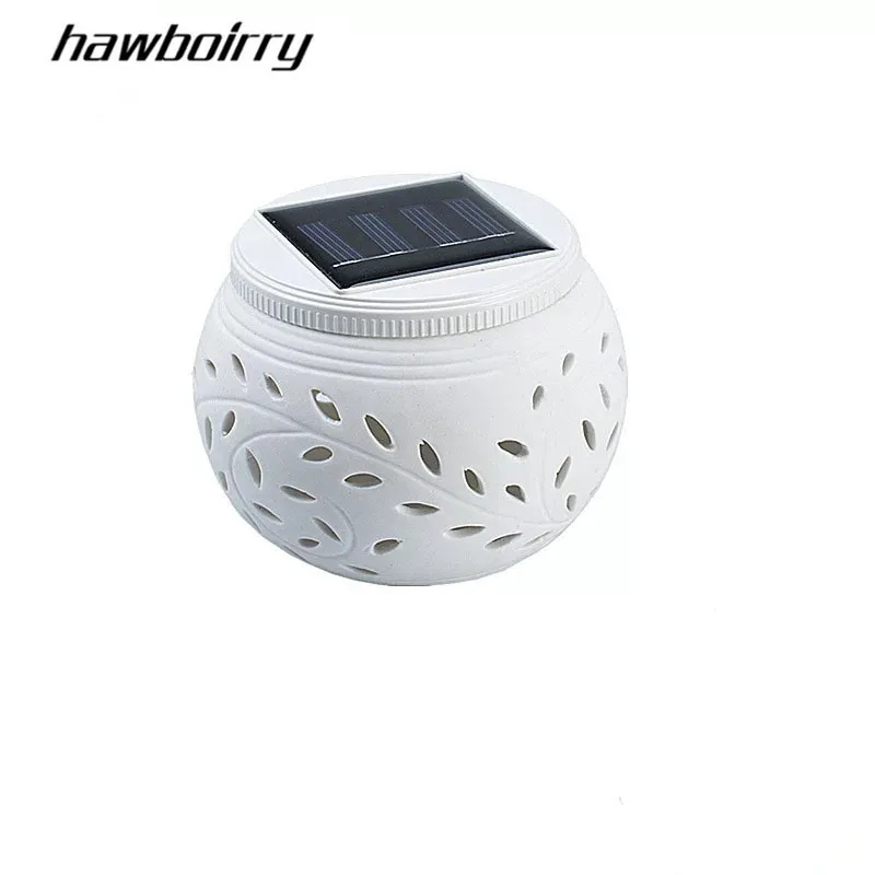 

HAWBOIRRY LED solar holiday lights colorful glare decorative landscape lights small apple shape balcony lights