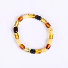 JIUDUO Браслет из чистого натурального янтаря, полный медового цыпленка, желтый, старый воск, бисер, много-поворот, сделай сам, ручная струна, женские модели