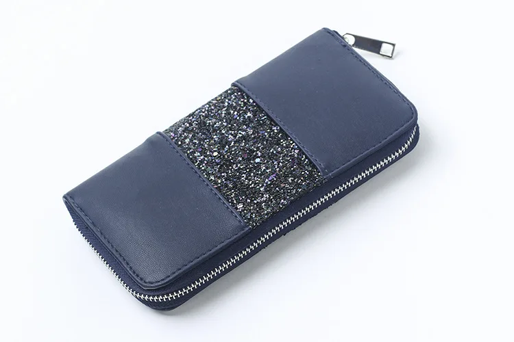 women wallet purse leather patchwork bags (1)