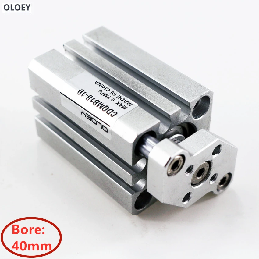 

OLOEY CDQMB smc type air cylinder compact rod guide pneumatic cylinder bore:40mm stroke5/10/15/20/25/30/35/40/45mm control systm