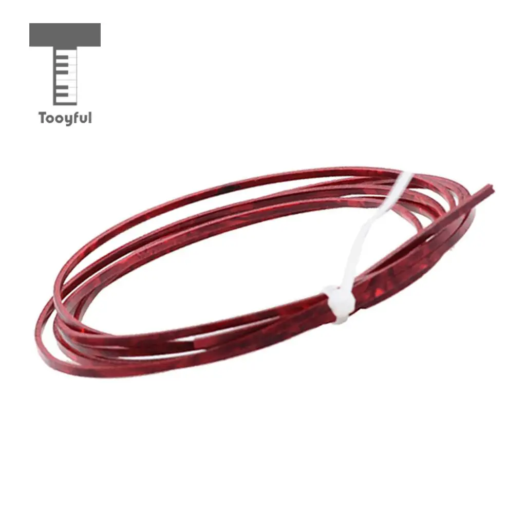 Tooyful Celluloid Guitar Binding Purfling Strip for Guitar Body Project Supplies
