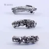 Cut Price Braiding-Hair-Extension Beads Dreadlock-Tube Hair-Braid-Bead Silver for 3pcs Ring-Cilp-Cuff 0KJJ61RJ