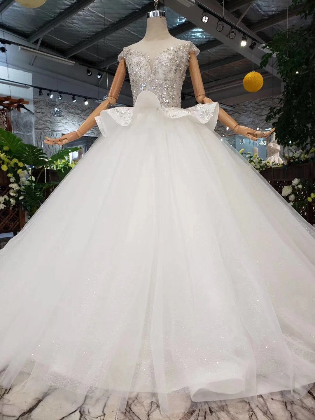 Robe De Mariage, свадебное платье принцессы, роскошное кружевное платье с блестками, с открытой спиной, сексуальное бальное платье, свадебное платье