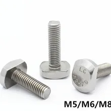 M5/M6/M8 GB37 T-Shapep T-style болты с Т-образной головкой винт из нержавеющей стали