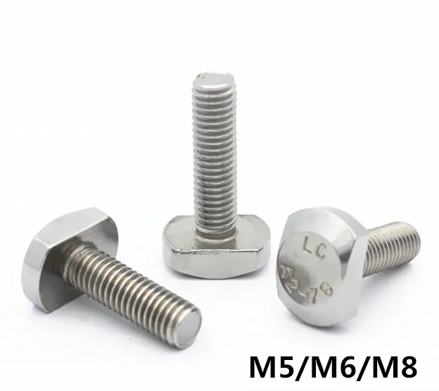Болты с Т образной головкой M5/M6/M8 GB37 T Shapep Style винты из нержавеющей стали|t head screw|screw
