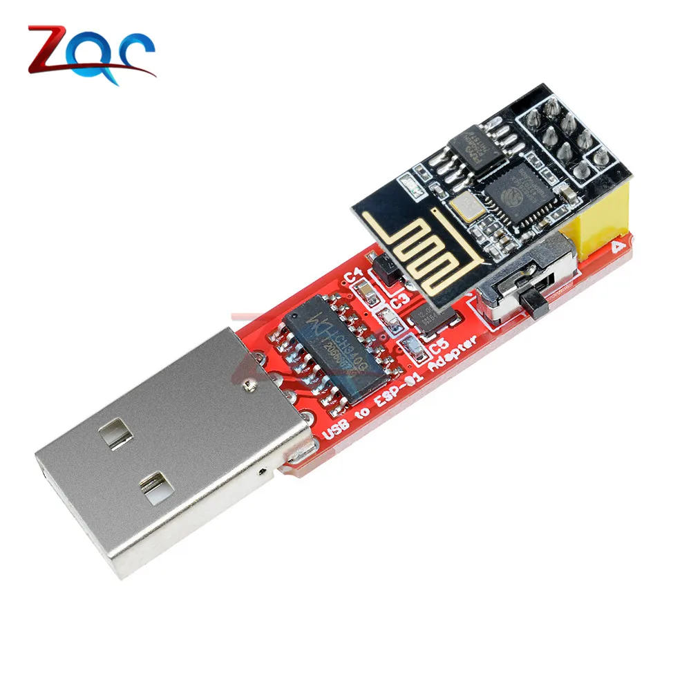 CH340 USB к ESP8266 серийный ESP-01 ESP-01S адаптер беспроводной Wi-Fi плата разработки ESP01 ESP01S программист адаптер модуль - Цвет: Addpter with ESP-01S