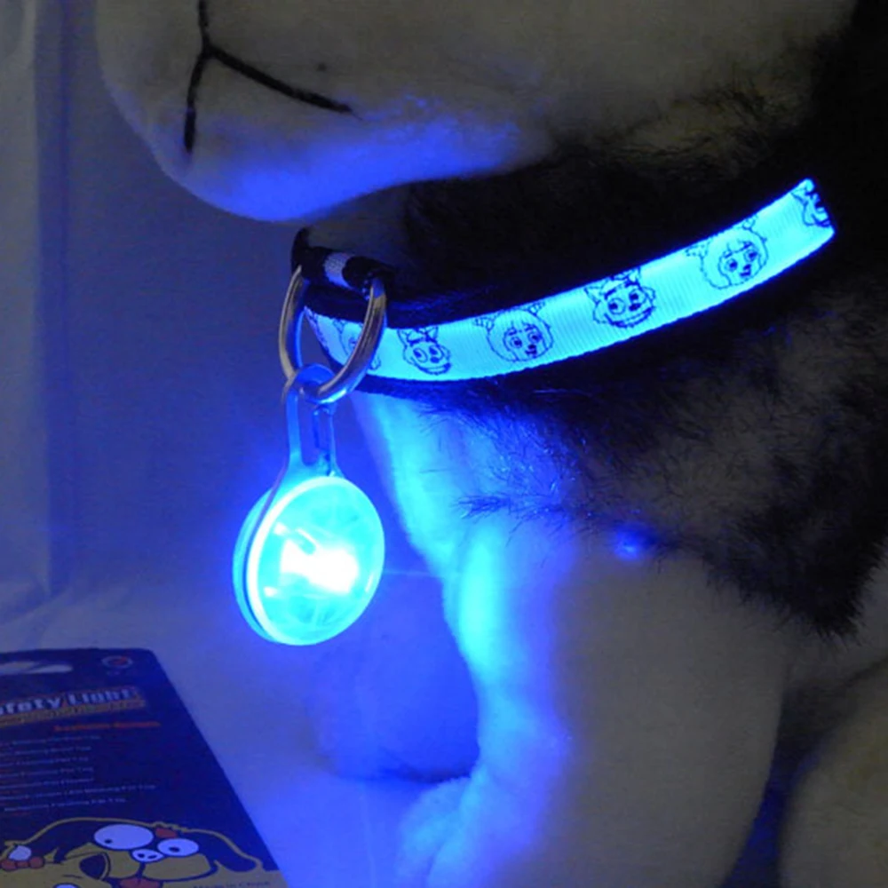 

ITimo Luminous Collar for Dog Cat Colorful 3 Modes LED Pet Collar Light Flashing Animal Pet Accessories Pet Safety Light