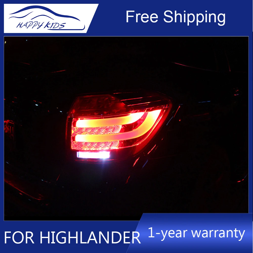Автостайлинг задняя фара для Toyota Highlander 11-13 светодиодные задние фары