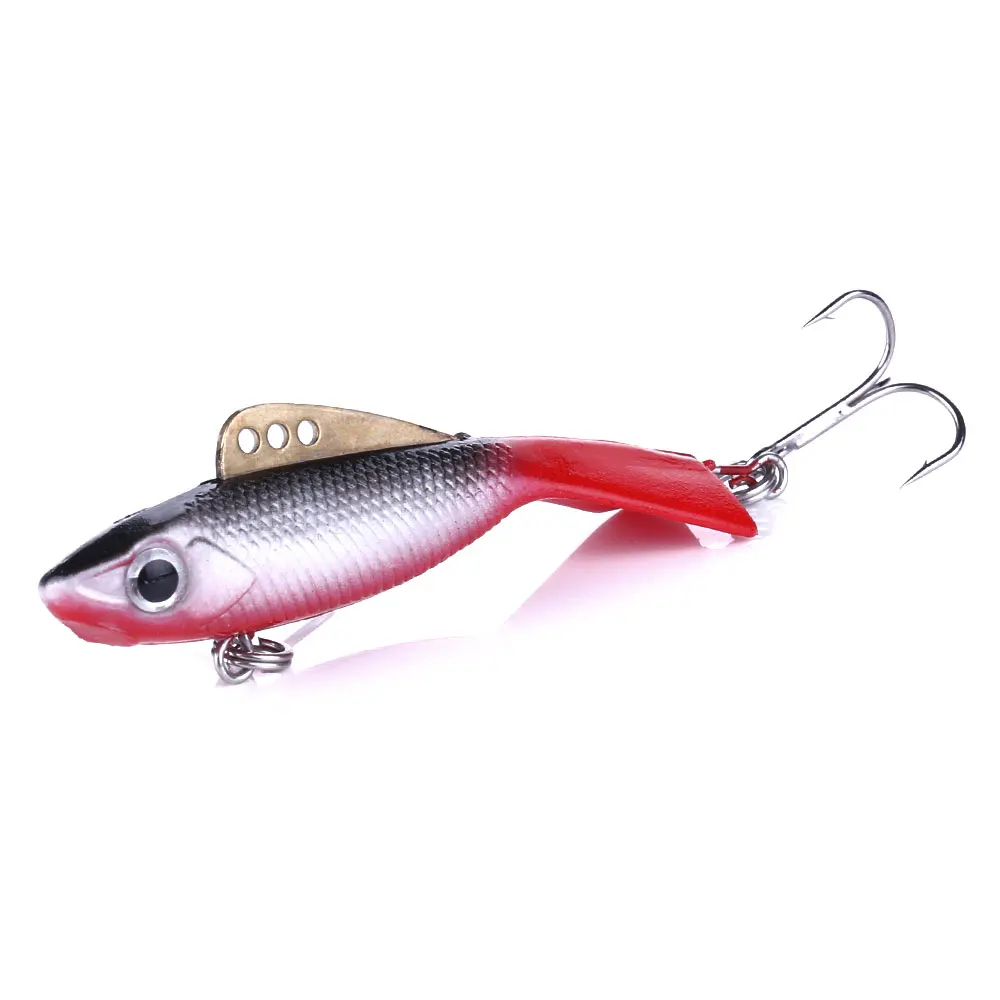 HENGJIA 1pcs 6.5cm 19g Balance Vib Ice sahte yemler Fishing Lure Wobber Pesca artificial Bait Lead ratlins and vib for winter - Цвет: 3