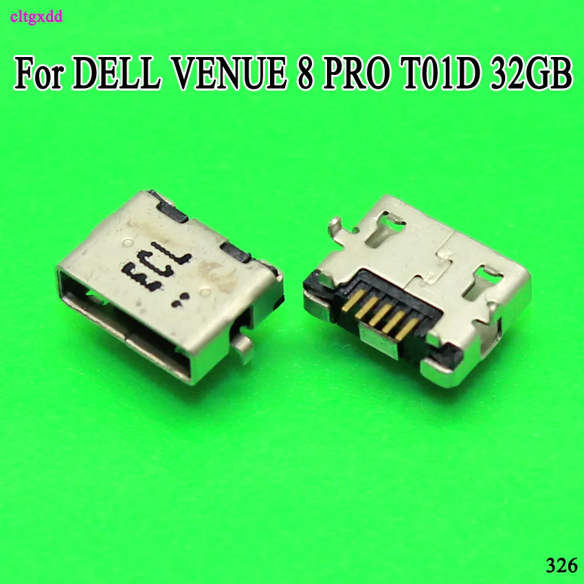 Cltgxdd 5pcs For Dell Venue 8 Pro T01d 32gb Tablet Dell Tablet Charging Port Data Plug