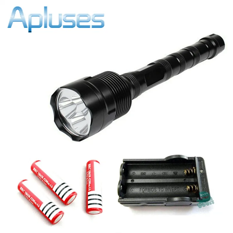 3800Lm TrustFire 3x CREE XM L T6 5 режимов светодиодный фонарик водонепроницаемый Открытый