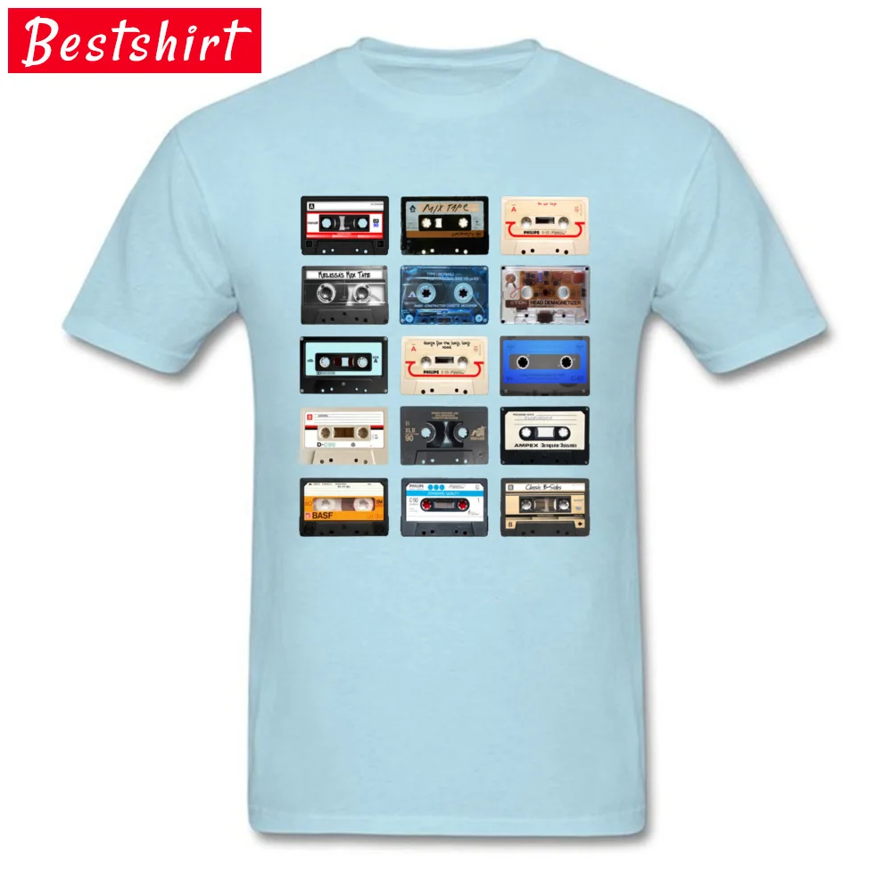 O Neck Music 14338 All Cotton Men T-Shirt Funny Short Sleeve Tees High Quality Casual Tops Shirt Top Quality Music  14338 light