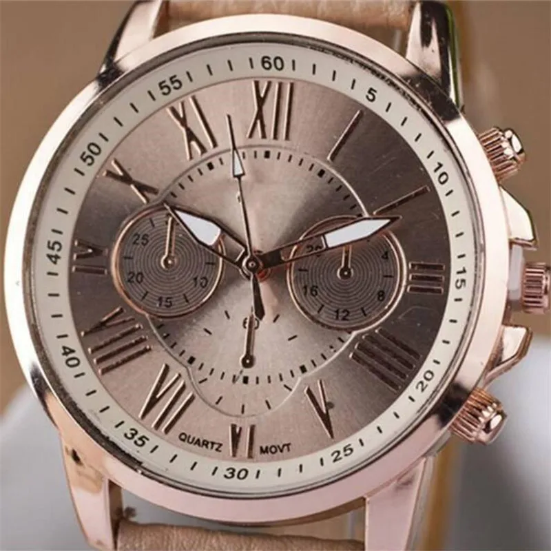 

Luxury Girl Women Ladies Dress Watches Leather Band Analog Quartz Wrist Watch