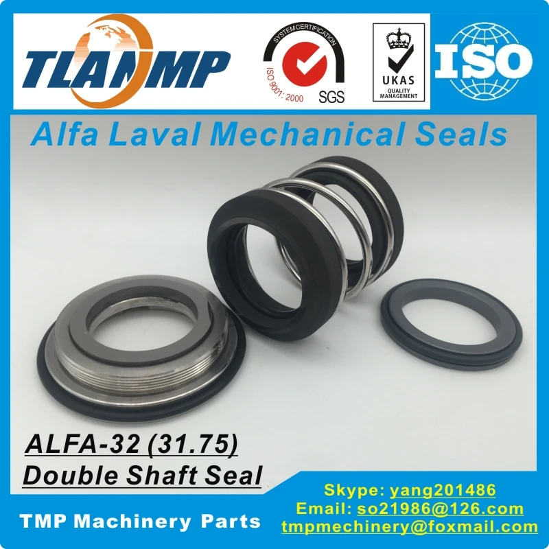ALFA 32D Double Shaft Seals, Mechanical Seals Laval pumps (Material:CA/SIC/EPDM, SIC/SIC/EPDM) Shaft size 31.75mm|Seals| - AliExpress