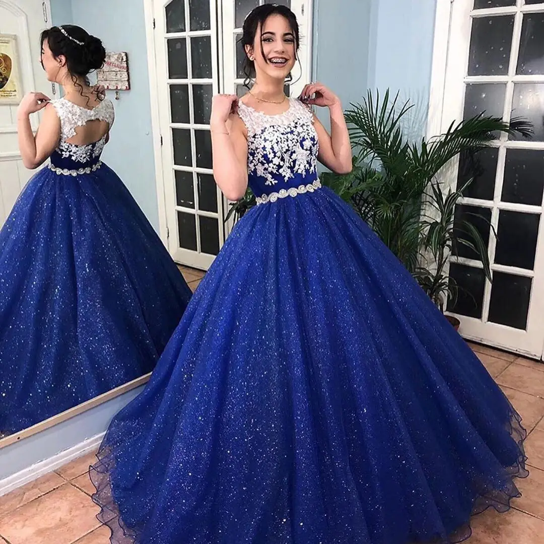 royal blue quinceañera dresses