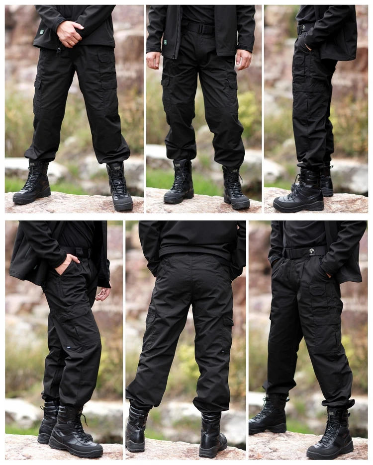 Тактические штаны брюки штаны 74273 тефлоновые противообрастающие черные