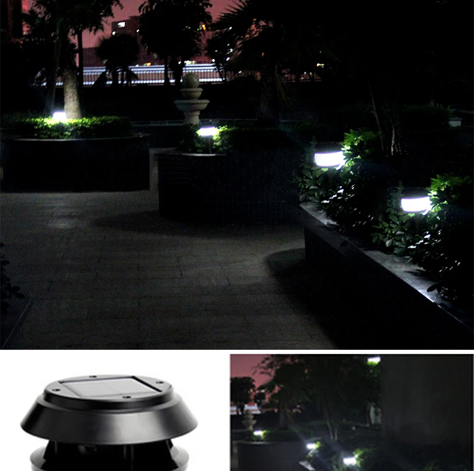 Movido a Energia Lâmpada do Jardim Repelente de Insetos à Prova Água ao ar Luz da Noite Lâmpada do Gramado Luz de Rua Solar Ultrasonic Livre Indoor Levou Energia d' 3 À Prova D' Água Ao Ar Livre