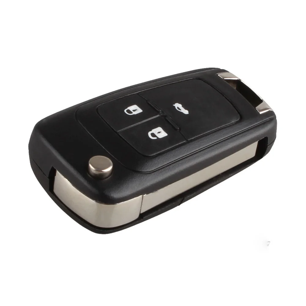 3 Button Folding Shell Black for Chevrolet