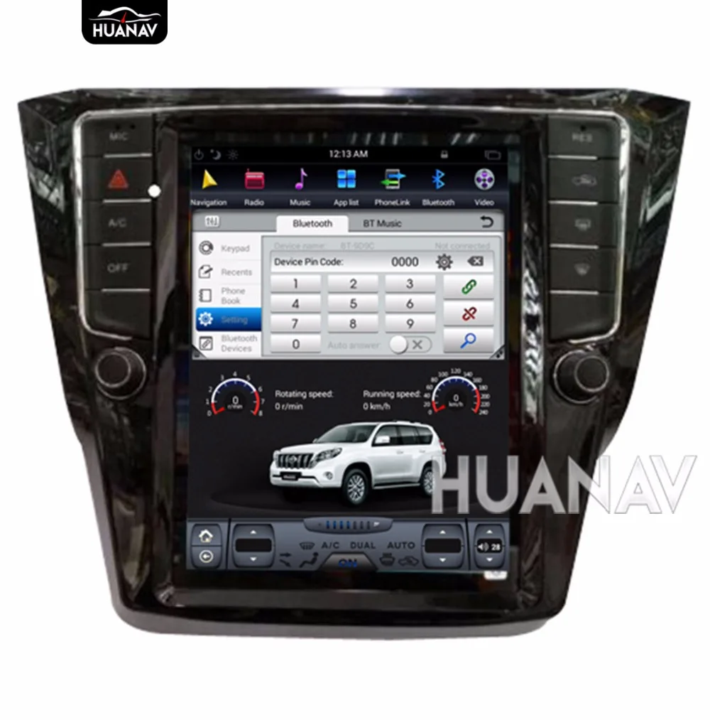 Best The new Tesla style Car No DVD player GPS navigation radio Stereo For VW Volkswagen Passat 2015 2016 2017 multimedia ISP 4