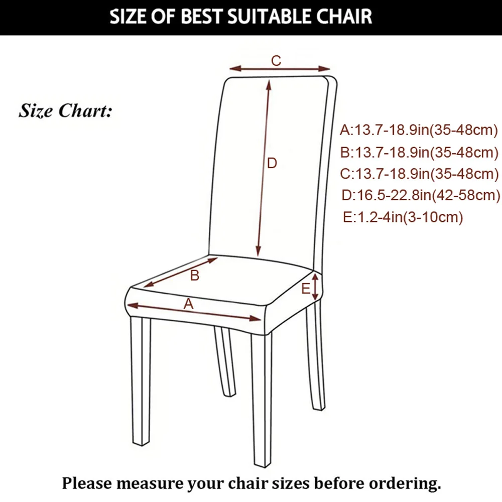 Чехлы для стульев из спандекса с цветочным принтом, эластичные чехлы для стульев, современные съемные чехлы для обеденных стульев для кухни, свадебного банкета