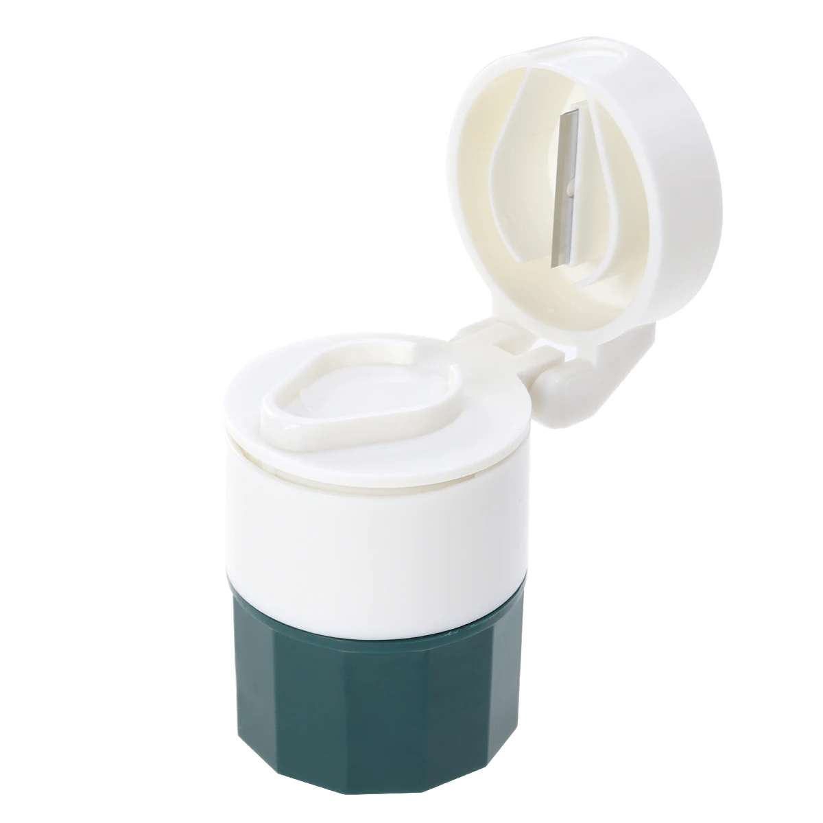 

Portable Pill Case Box Pulverizer Multifunction Grind Medicine Cut Crushing Tablets Divider Storage Box Crusher