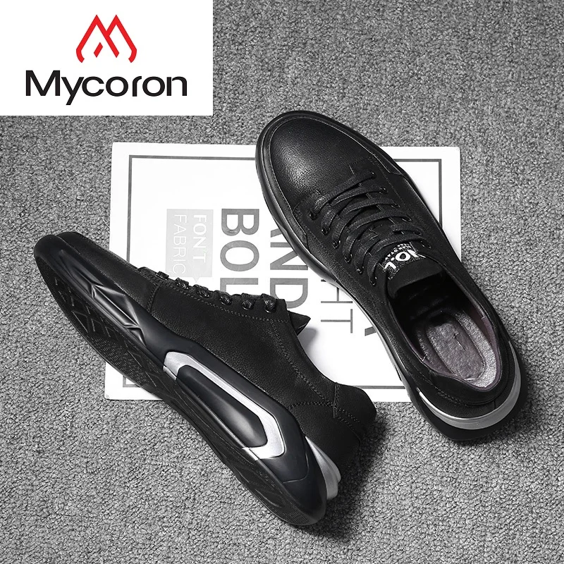 

Mycoron Luxury Fashion Brand New Arrival 100% Genuine Nubuck Leather Casual Shoes Male Soft Bottom Comfortable Casual Shoes