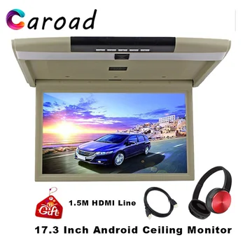 

Caroad Monitor In Car 17.3" Android 6.0 HD 1080P IPS Screen Roof Mount Monitor With WIFI/HDMI/USB/SD/FM/Bluetooth/Speaker MP5
