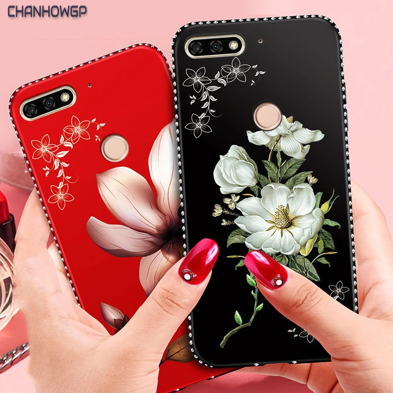 3D рельефный чехол для Huawei P20 P10 P9 P8 Lite 2017 мини P Smart Y5 Y6 Prime Y7 Y9 2018 Nova 2i Honor 6A 6C 7C 7A Pro 8 9 10