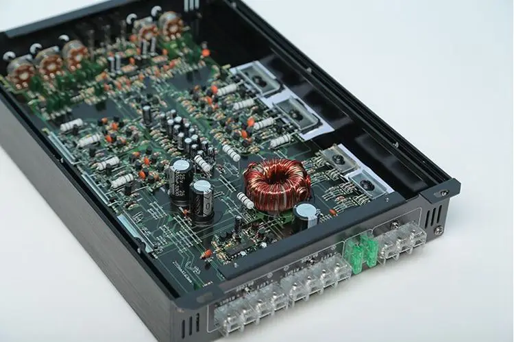 4CH мощный аудио усилитель класса AB лучшее качество стерео RMS 4x100 Вт автомобильный