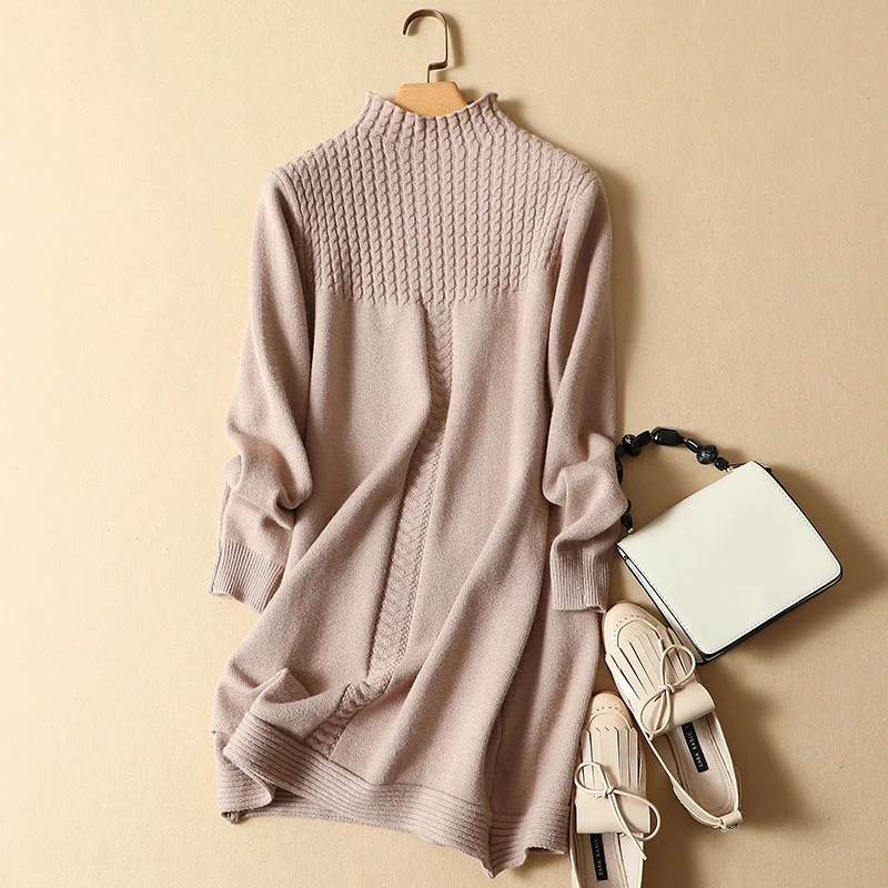 

Women Turtleneck Winter Sweater Women 2019 Long Sleeve Knitted Women Sweaters And Pullovers Female Solid Outwears Tops