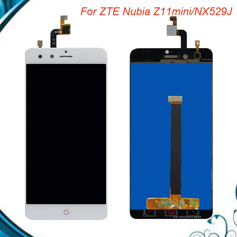 

100% Tested OK 5.0inch For ZTE Nubia Z11 mini NX529J LCD Display and Touch Screen Assembly Repair Part Mobile