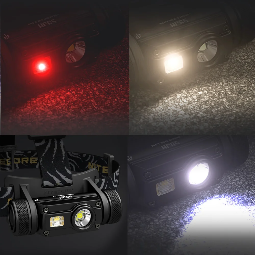 Хит продаж бесплатная доставка Nitecore HC65 1000LMs налобный фонарь без батареи Белый