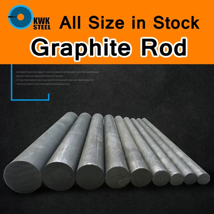 Graphite Rod Bar High Pure Carbon Graphite Electrode Rods Pyrolytic Graphite Carbon Bars High
