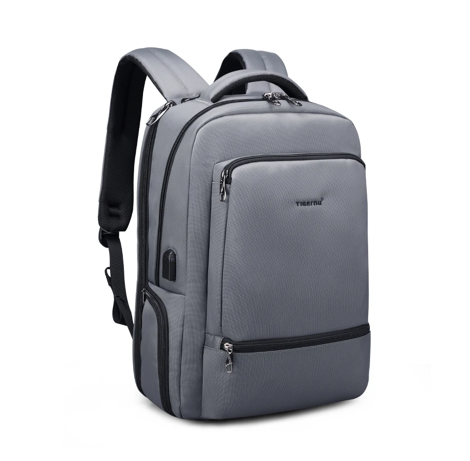 Tigernu 22L большой рюкзак для ноутбука Водонепроницаемый Противоугонный мужской рюкзак USB зарядка бизнес рюкзак для путешествий mochila masculina