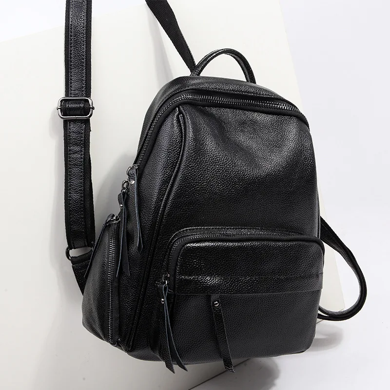 

Women Vintage Backpack Designer High Quality Leather Backpacks For Teenage Girls Sac A Main School Tophandle Shoulder new C474