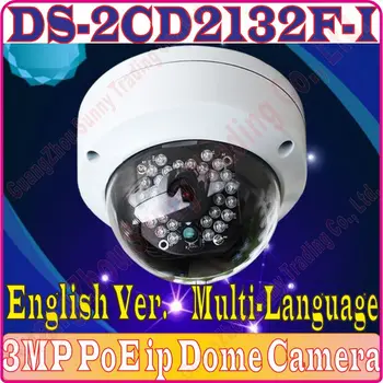 

Eng-Verison Multi-Language DS-2CD2132F-I H.265 3MP IP web camera dome 1080P POE Replace ds-2cd2135f-is ds-2cd2135-i NoBox, Prom-