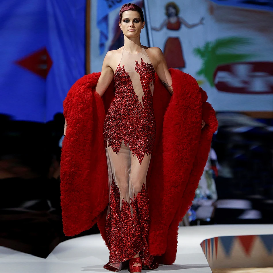 

Seamyla 2019 New Evening Party Dress Women Elegant Sleeveless Runway Sequined Dresses Summer Sexy Club Long Maxi Dress Vestidos